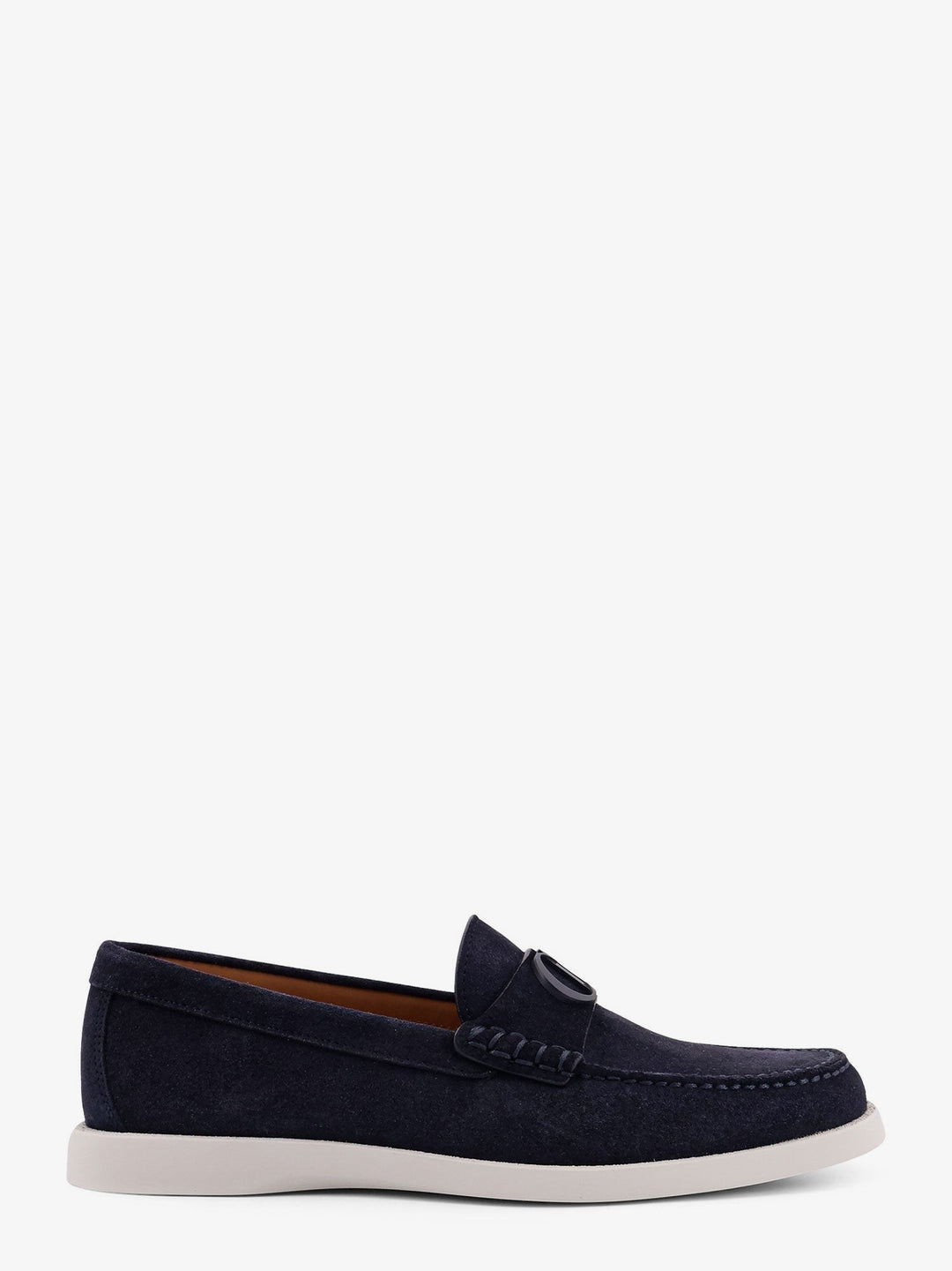 Granville suede loafers with iconic monogram