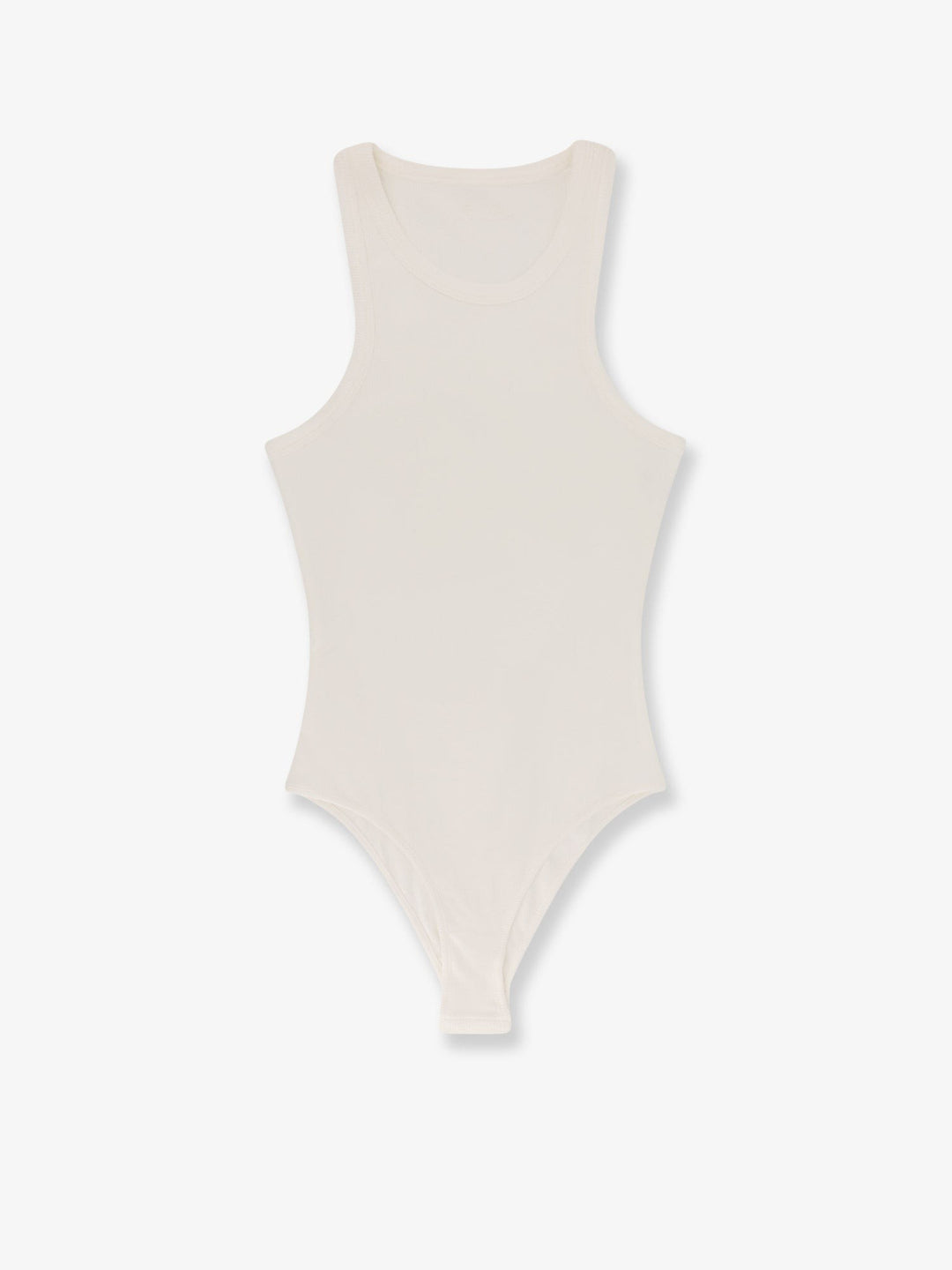 Halter cotton and viscose bodysuit