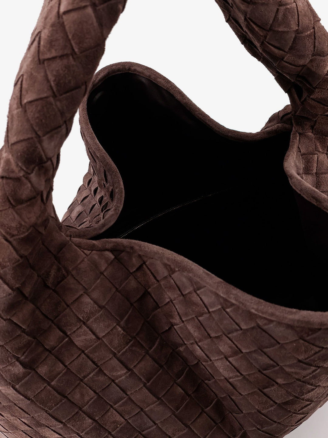 Hop suede shoulder bag