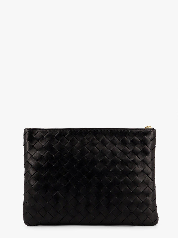 Intrecciato leather pouch