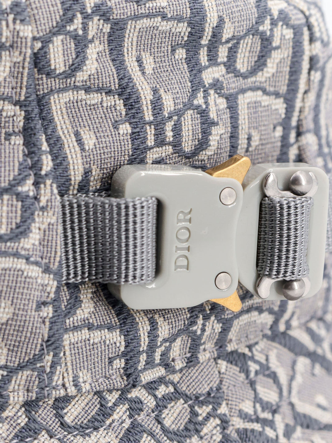 Jacquard cloche with dior buckle