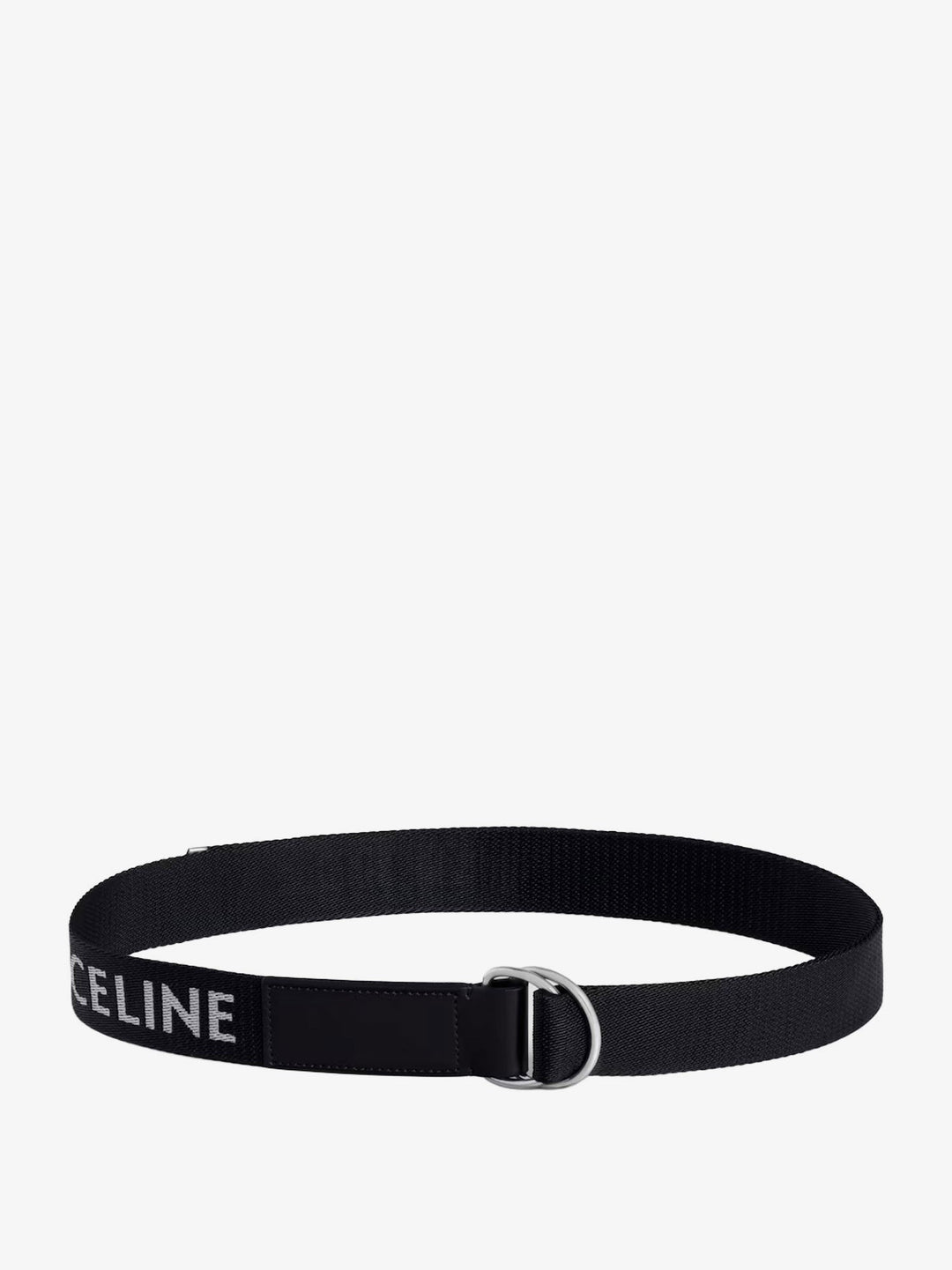 Jacquard fabric and leather belt