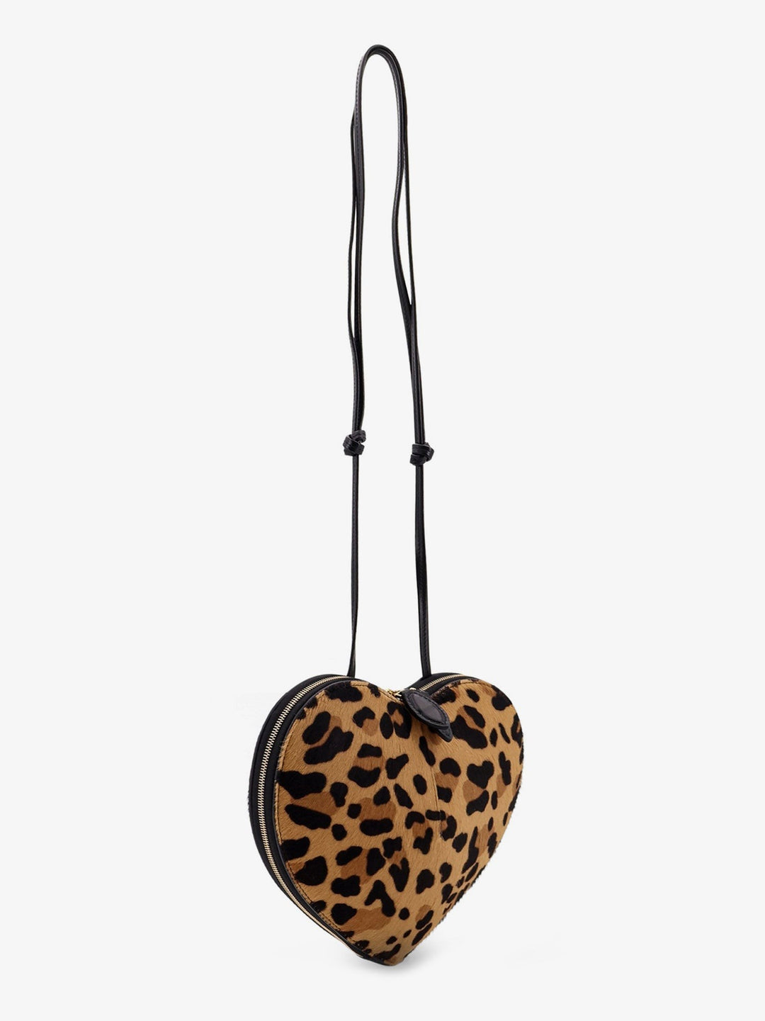 Le Coeur leopard haircalf shoulder bag
