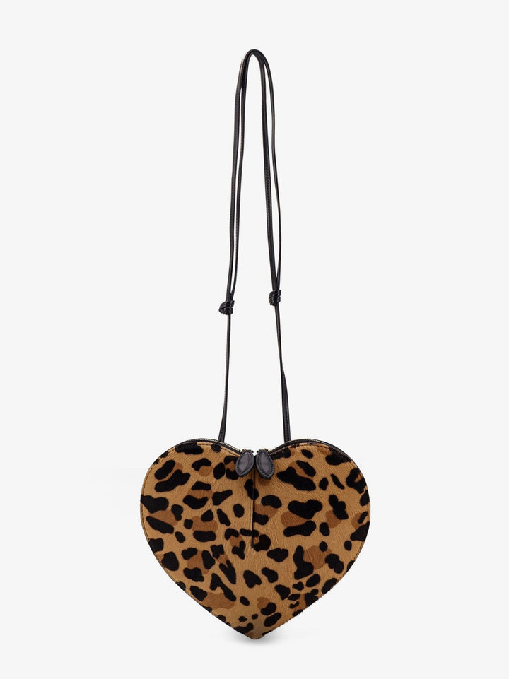 Le Coeur leopard haircalf shoulder bag
