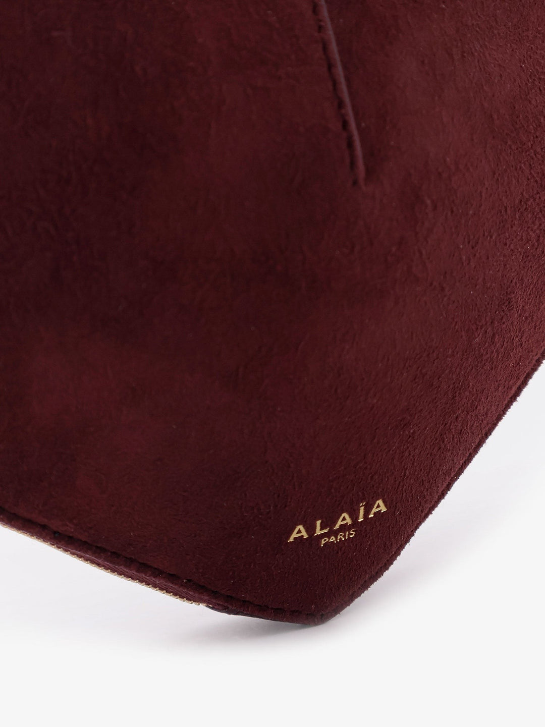 Le Coeur suede and leather shoulder bag