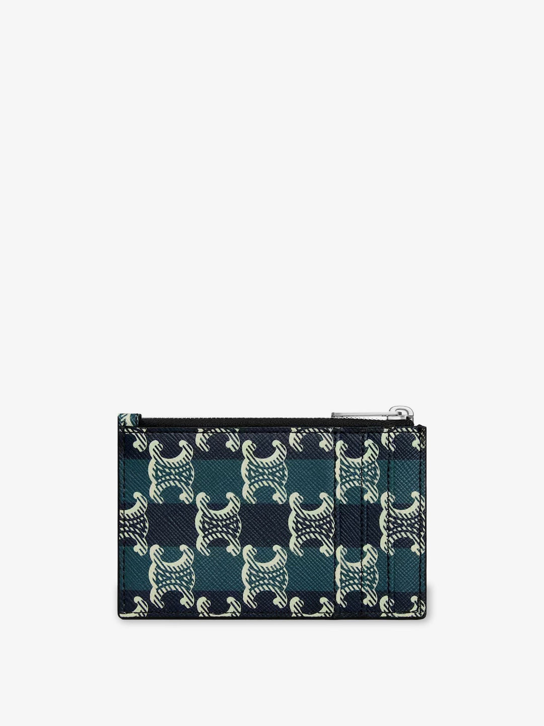 Leather and Triomphe coated canvas card holder