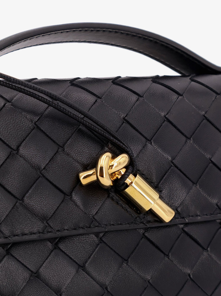 Leather Andiamo Clutch with Intrecciato motif