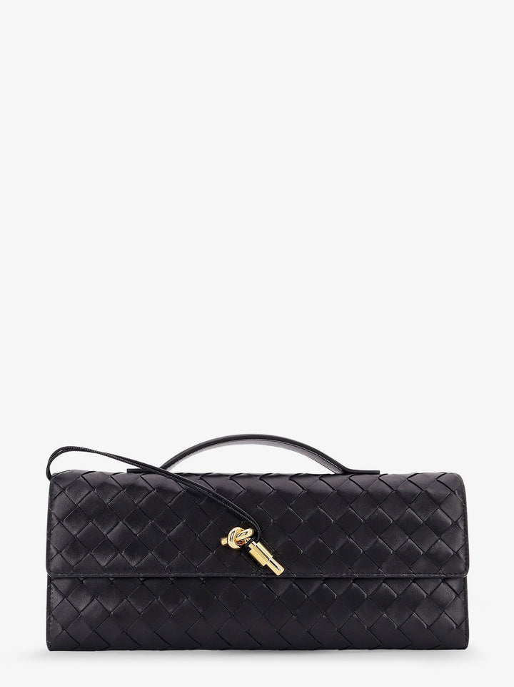 Leather Andiamo Clutch with Intrecciato motif