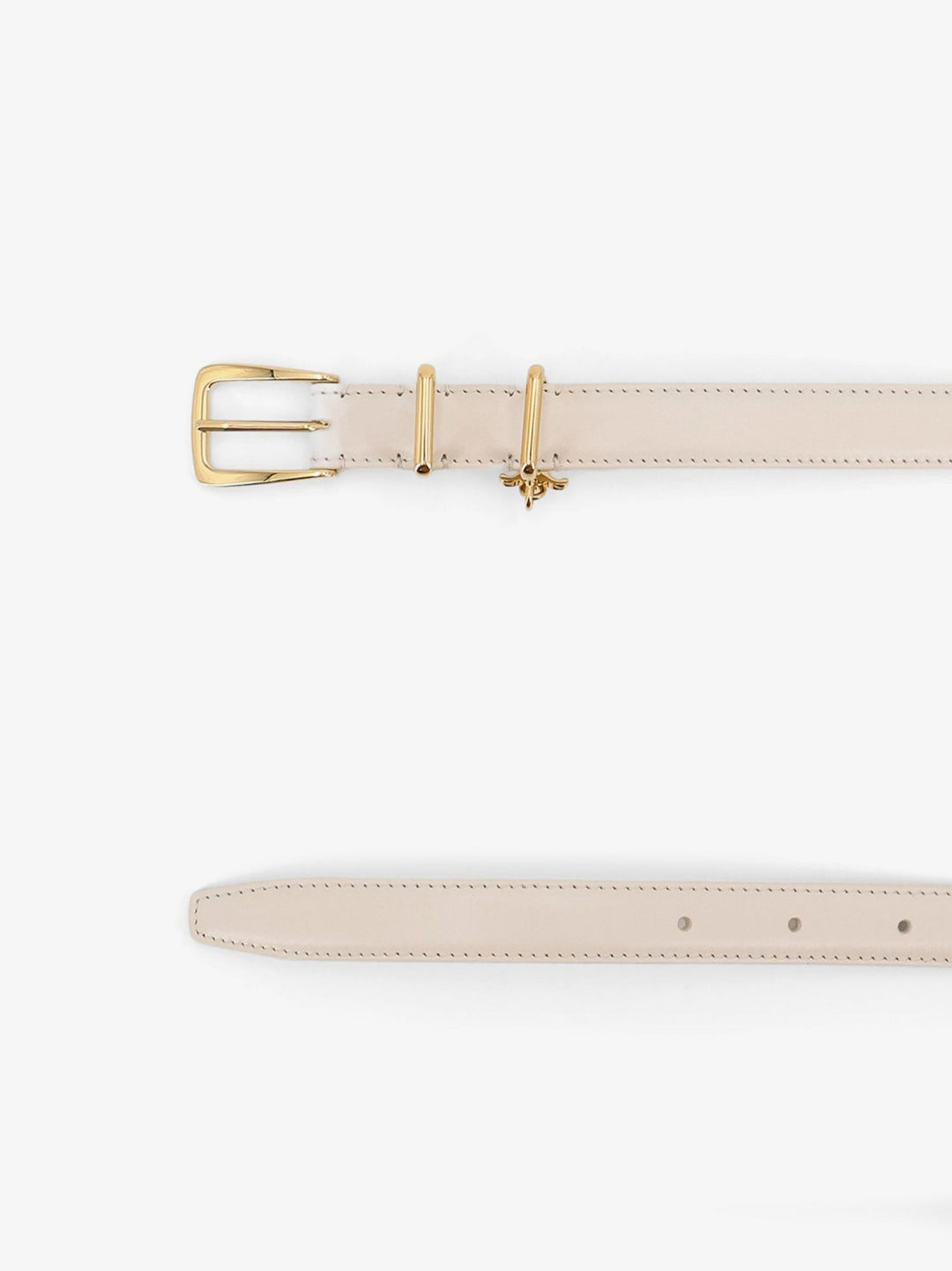 Leather belt with Triomphe detail