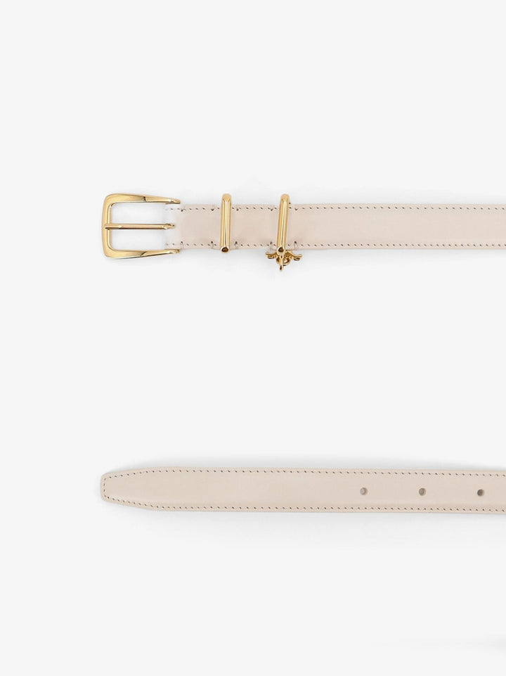 Leather belt with Triomphe detail
