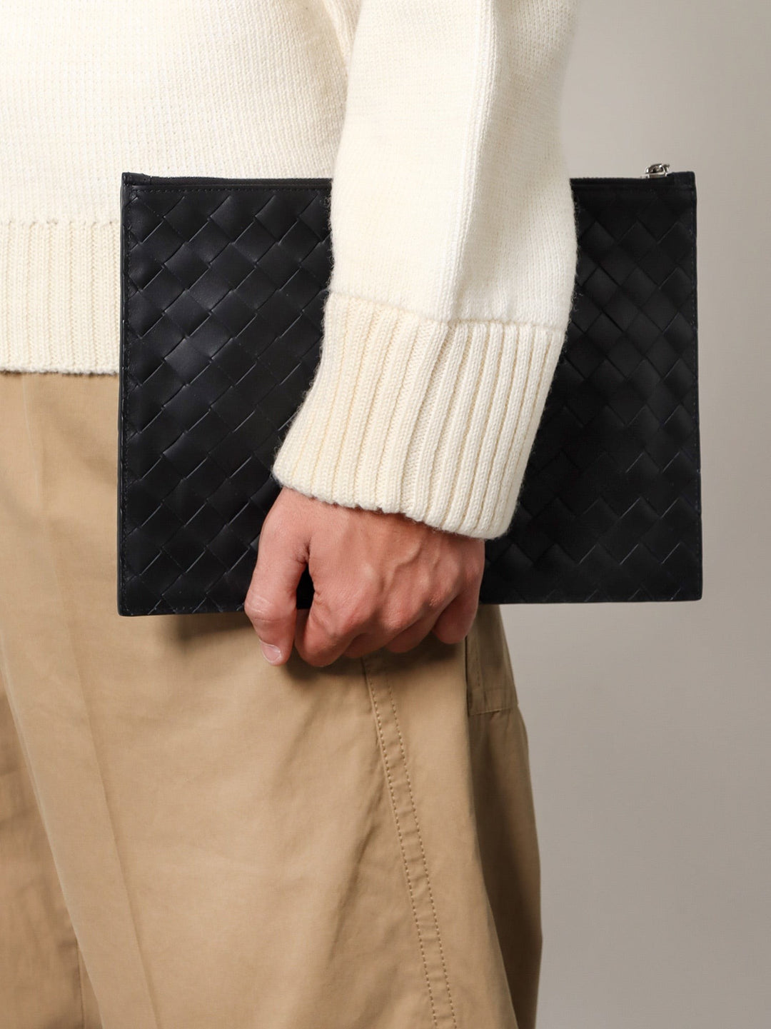 Leather clutch