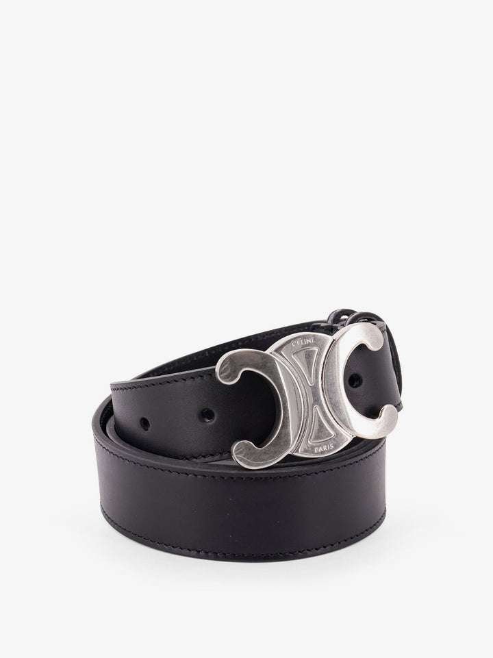 Leather Triomphe belt