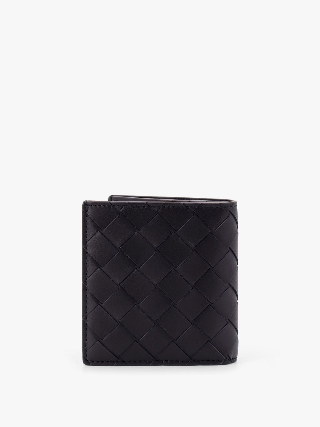 Leather wallet with Intrecciato motif
