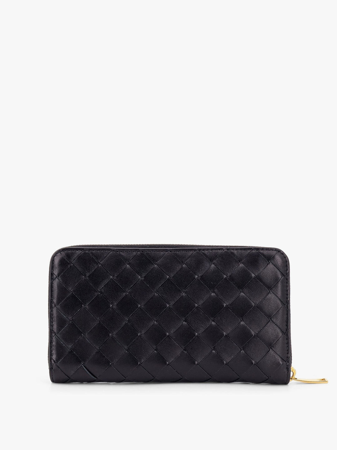 Leather wallet with Intrecciato motif