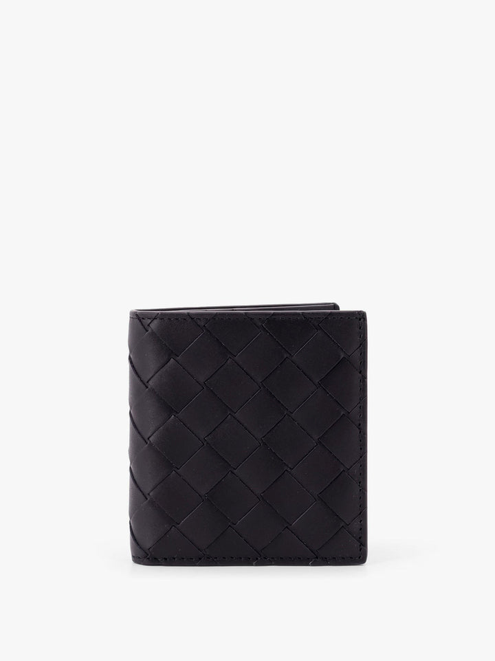Leather wallet with Intrecciato motif