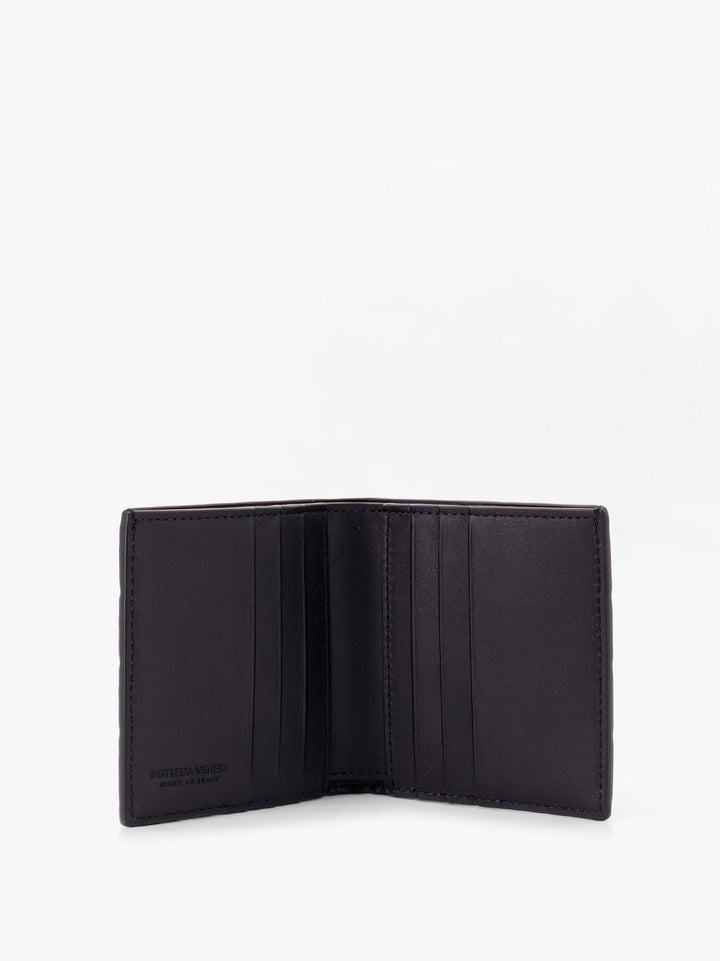 Leather wallet with Intrecciato motif