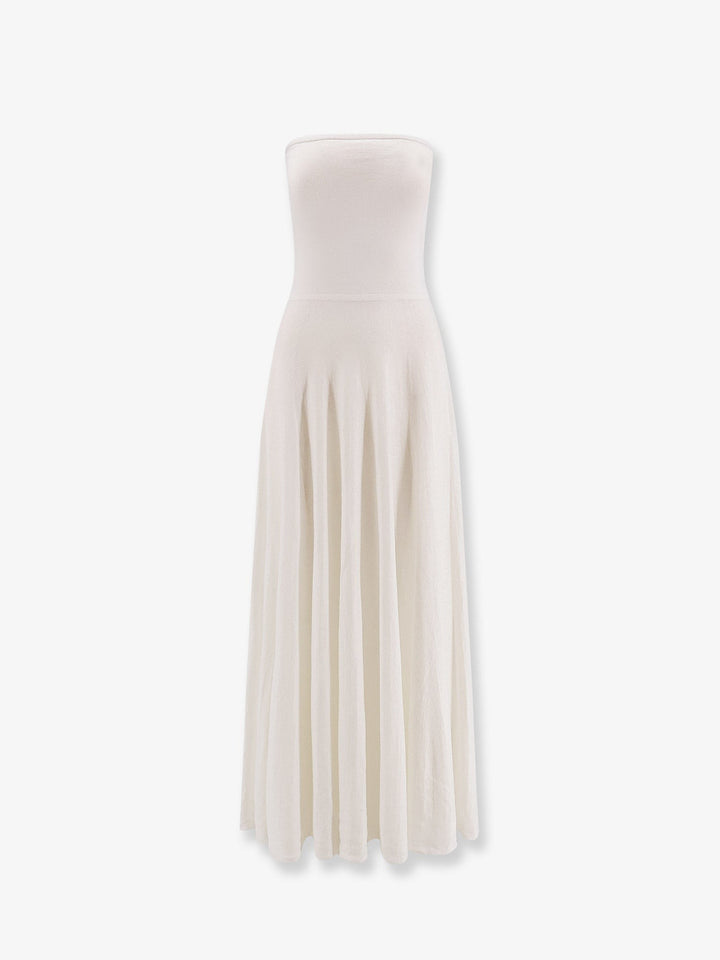 Linen blend maxi dress