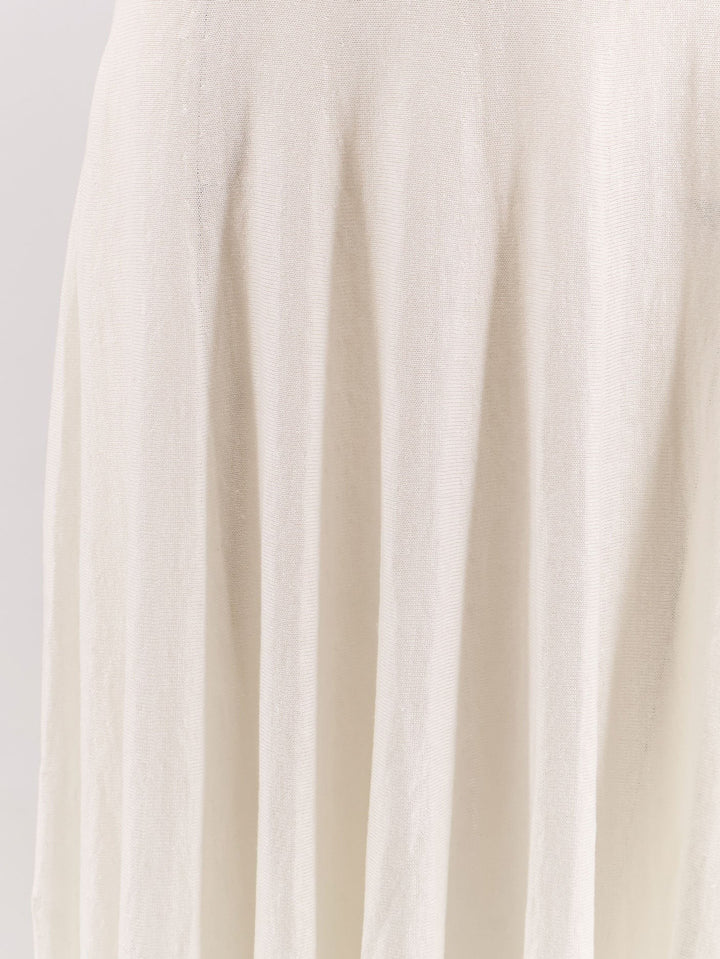 Linen blend maxi dress