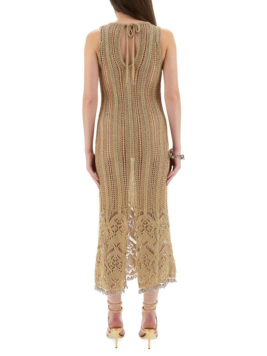 LONG CROCHET DRESS