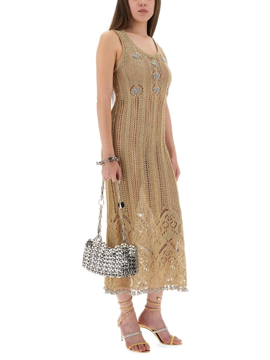 LONG CROCHET DRESS