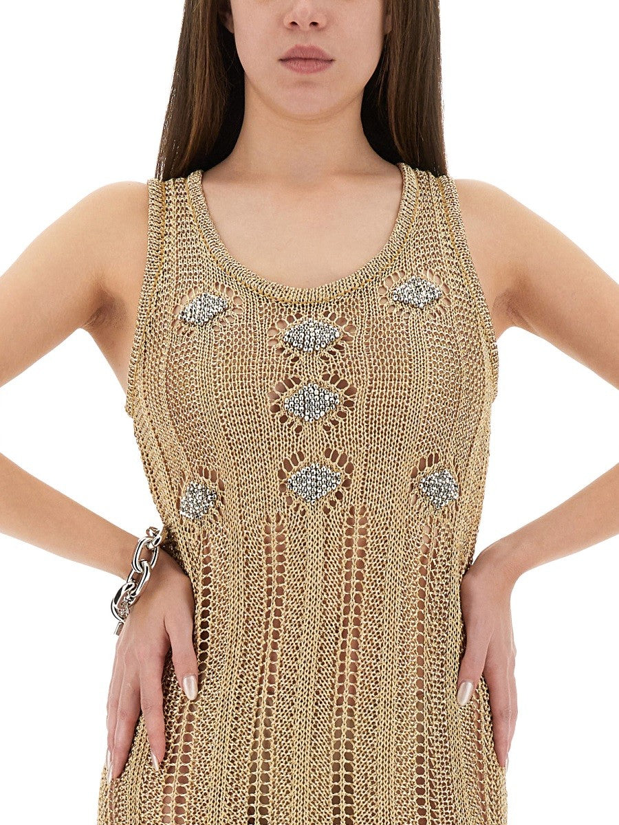 LONG CROCHET DRESS