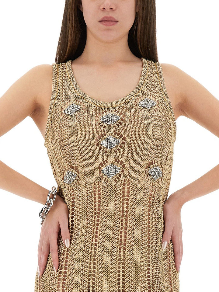 LONG CROCHET DRESS