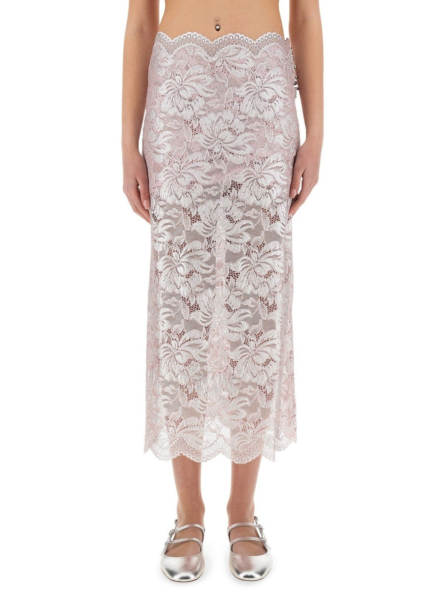 LONG LACE SKIRT