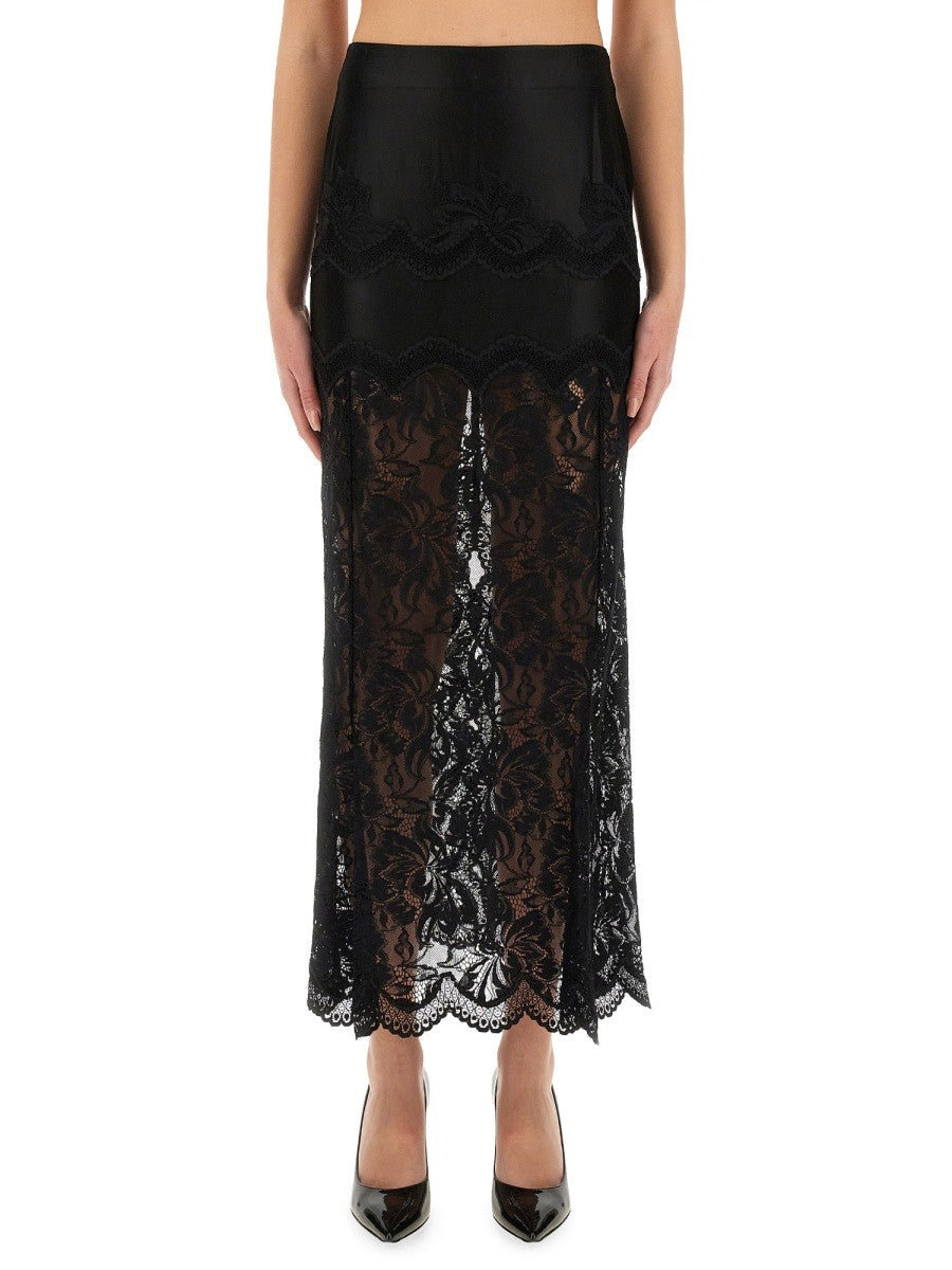 LONG LACE SKIRT