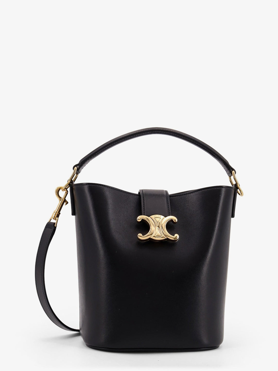 Louise Small leather bucket bag