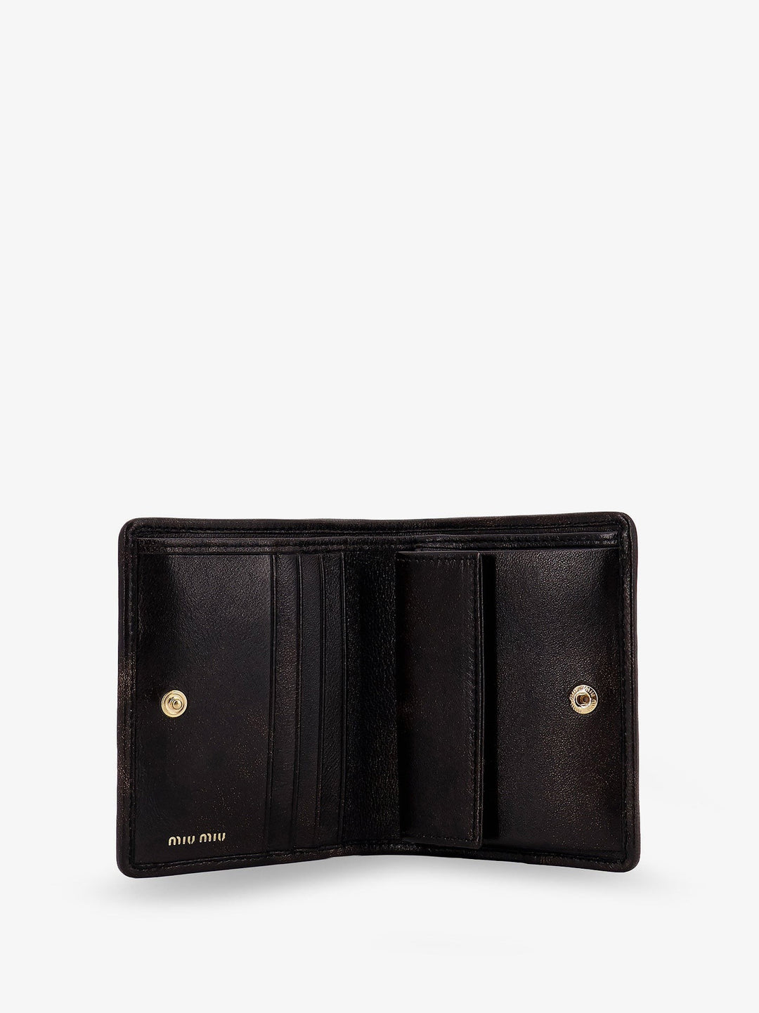 Matelassé leather wallet