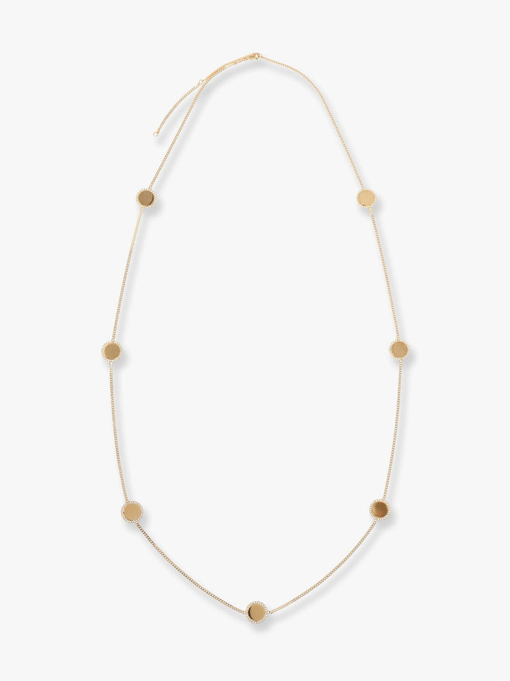 Medaille sautoir metal necklace