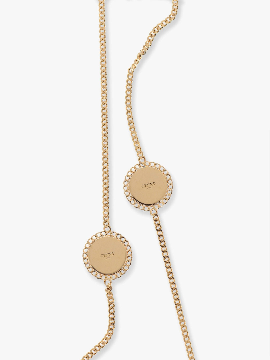 Medaille sautoir metal necklace