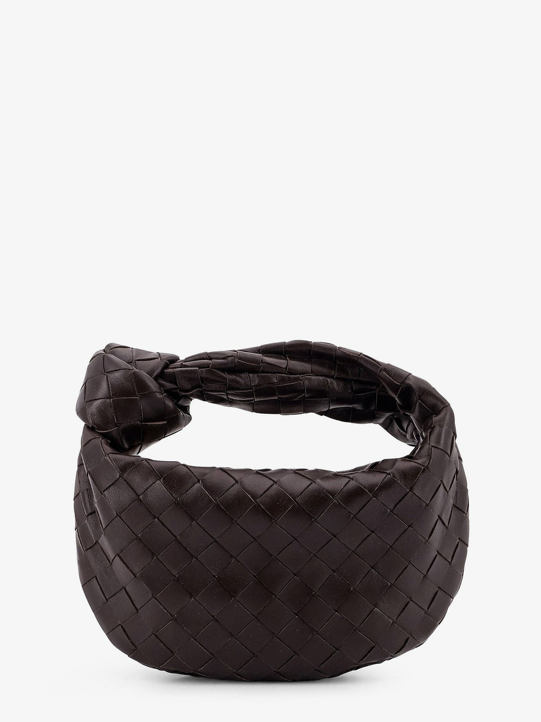 Mini Jodie leather handbag with Intrecciato motif