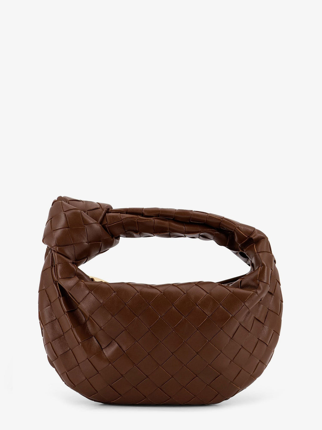 Mini Jodie leather handbag with Intrecciato motif