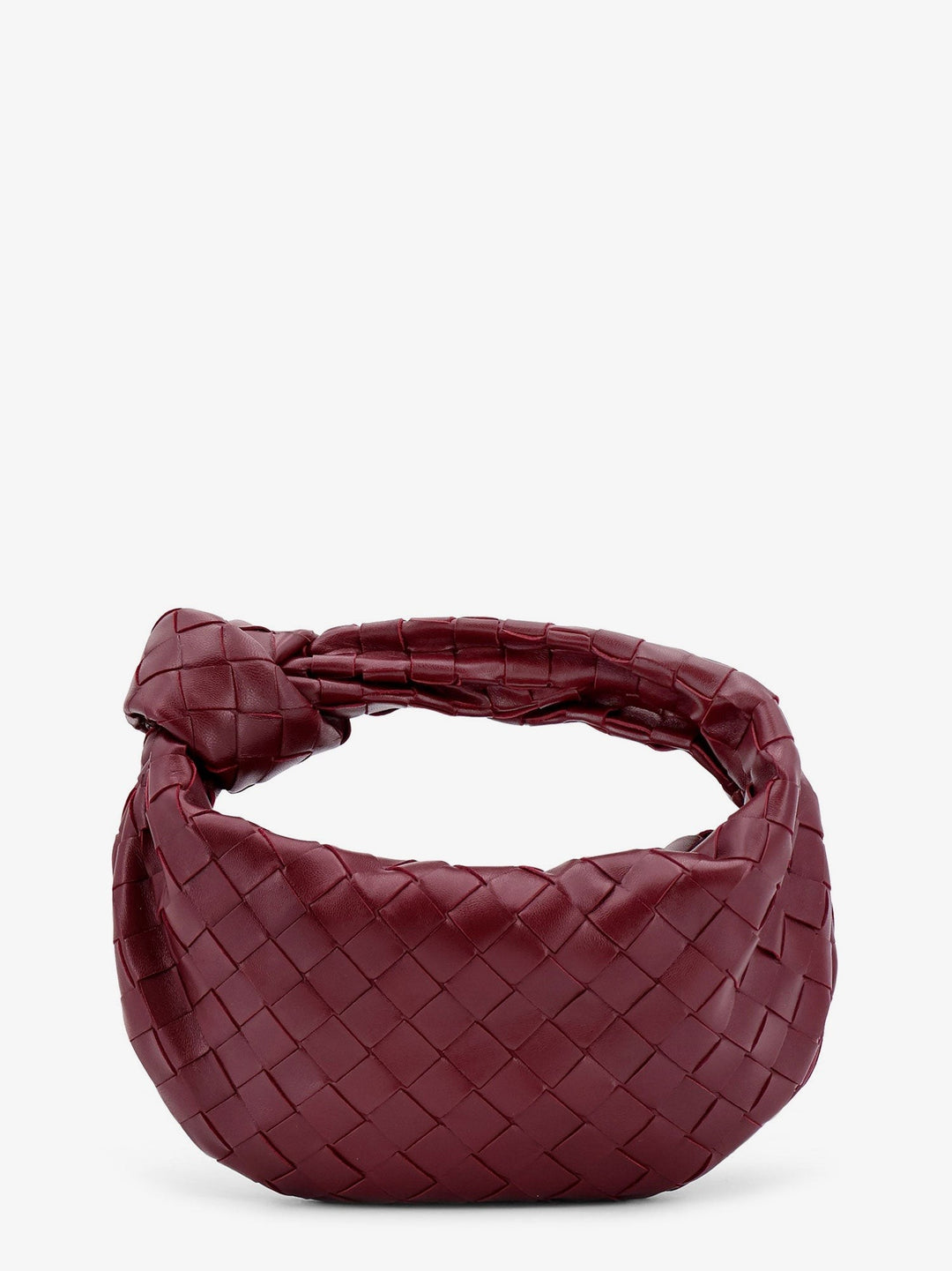 Mini Jodie leather handbag with Intrecciato motif