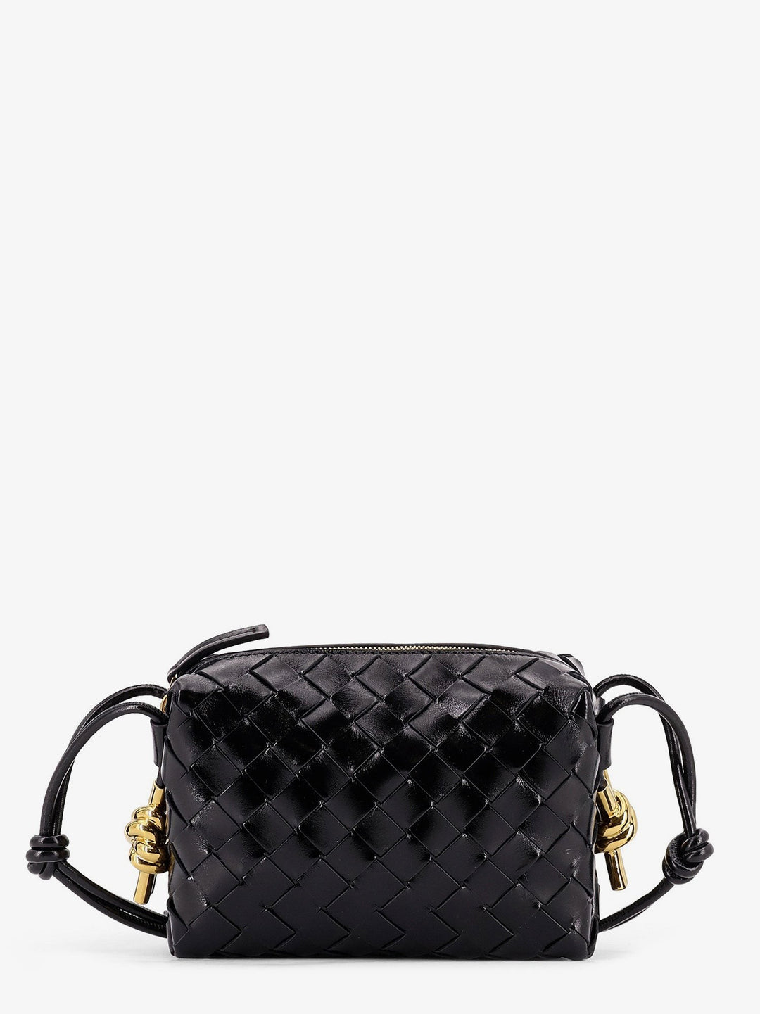 Mini Loop Metal Knot leather bag