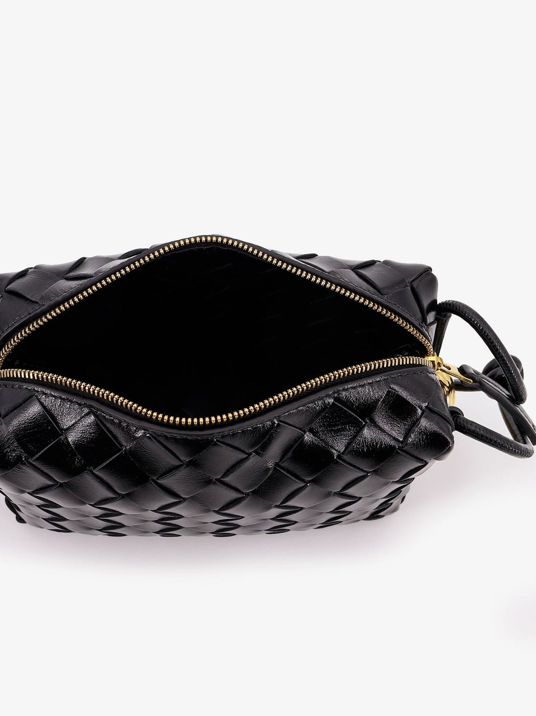 Mini Loop Metal Knot leather bag