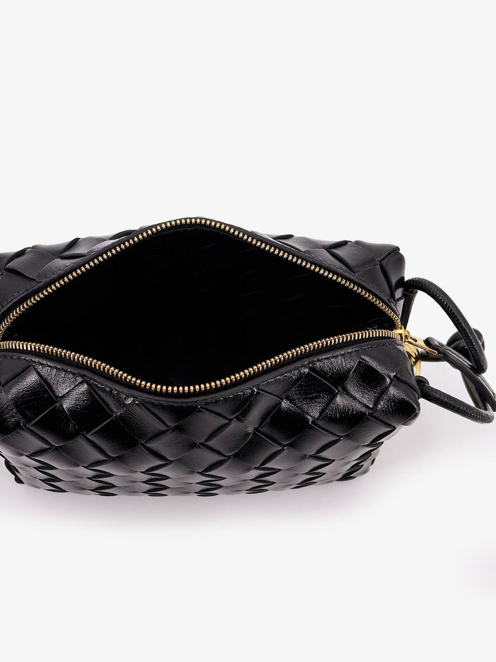 Mini Loop Metal Knot leather bag
