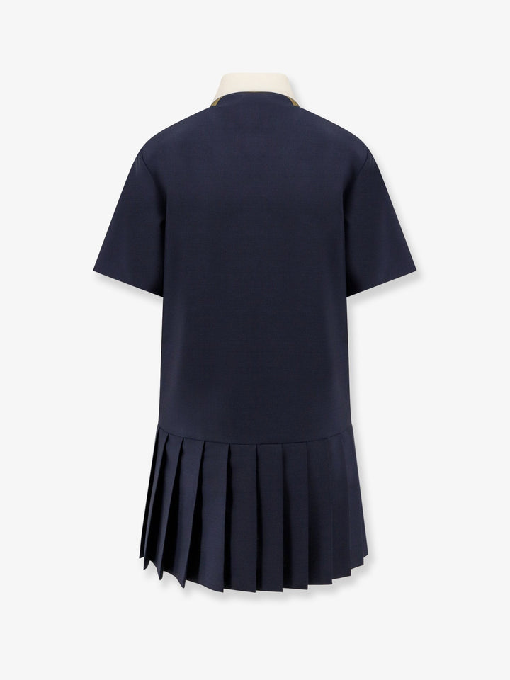 Mohair and virgin wool short dress