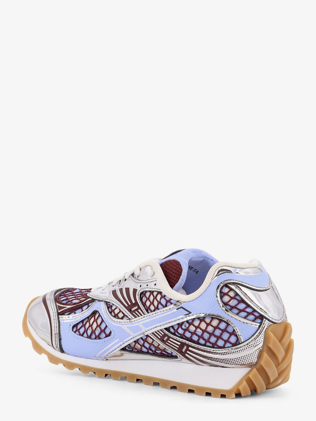 Orbit leather and mesh sneakers