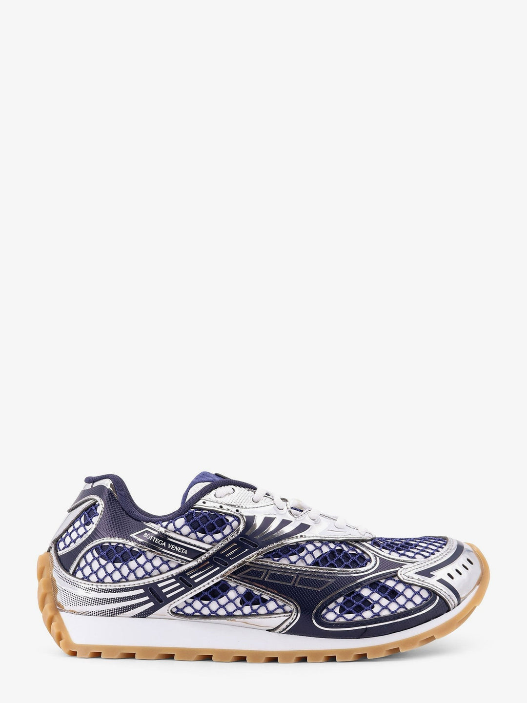 Orbit mesh and leather sneakers