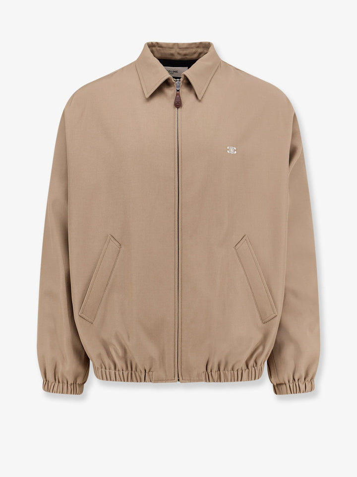 Overshirt wool and cotton jacket