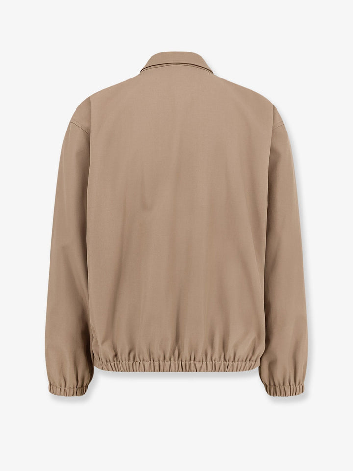 Overshirt wool and cotton jacket