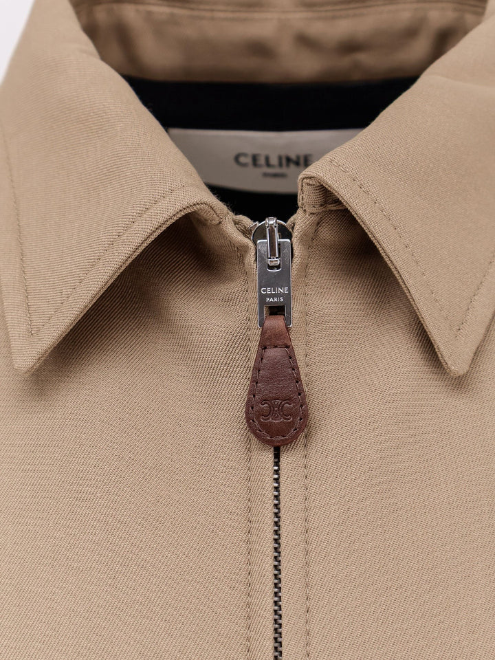 Overshirt wool and cotton jacket