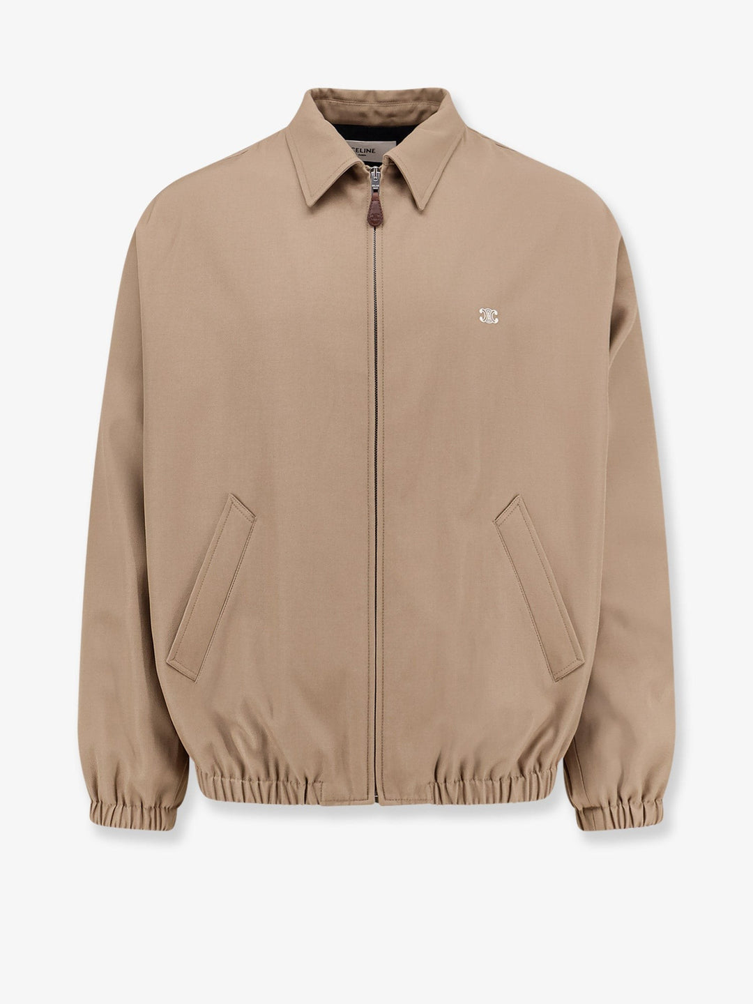 Overshirt wool and cotton jacket