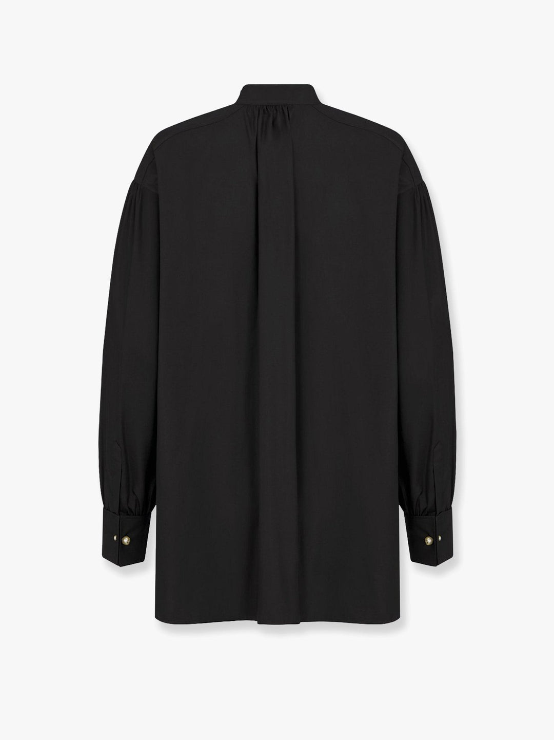Oversize shirt with iconic bee and monogram embroidery