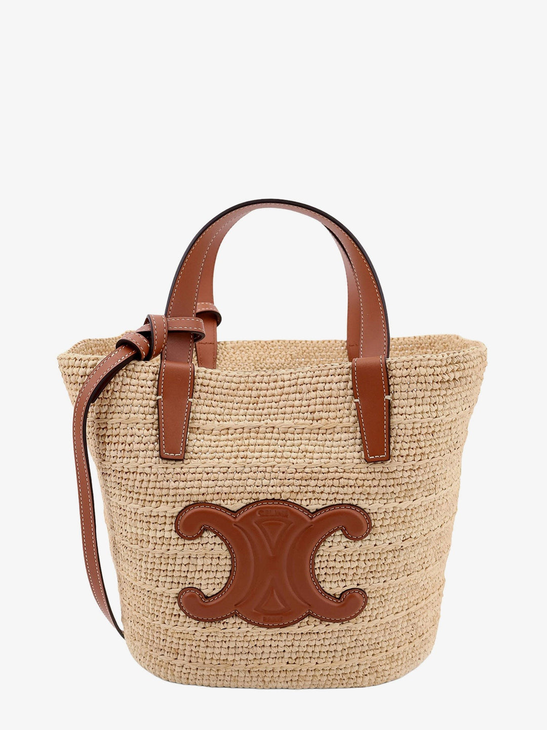 Panier Classic Teen rafia shoulder bag