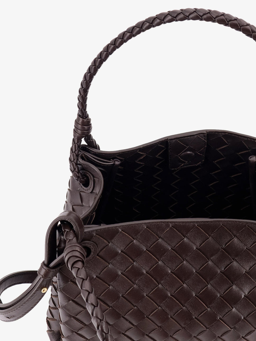 Parachute leather shoulder bag