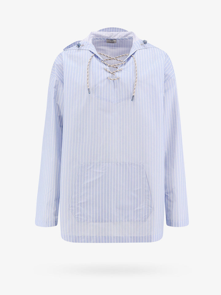 Parley ocean plastic® blu technical taffèta shirt