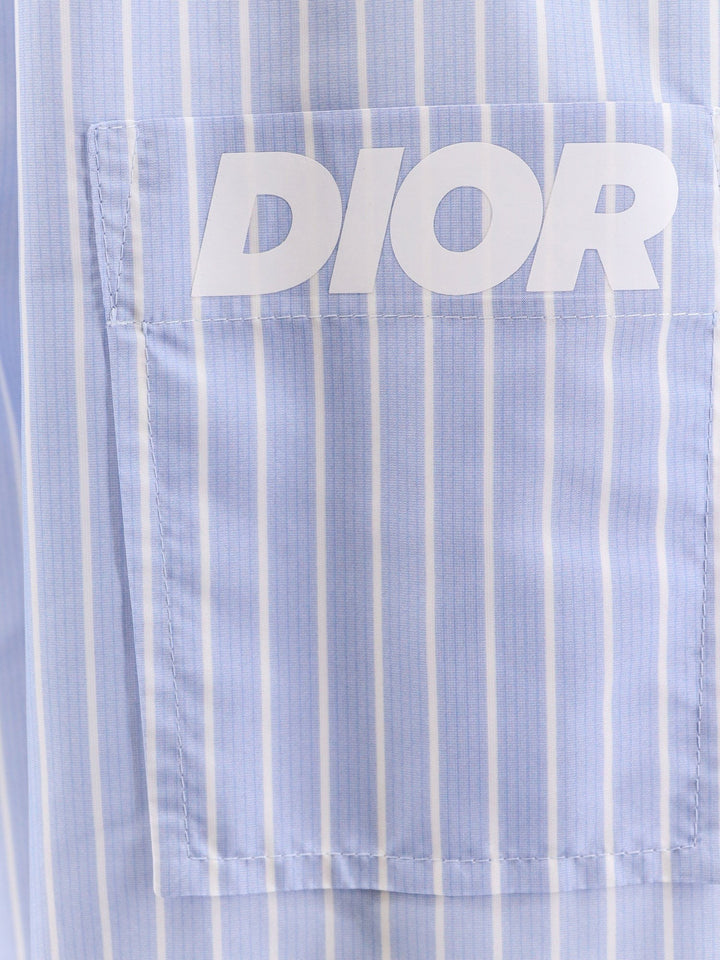 Parley ocean plastic® blu technical taffèta shirt